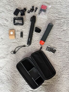 GoPro Extension Stick & Black and Red Floating Handle Accessory Kit